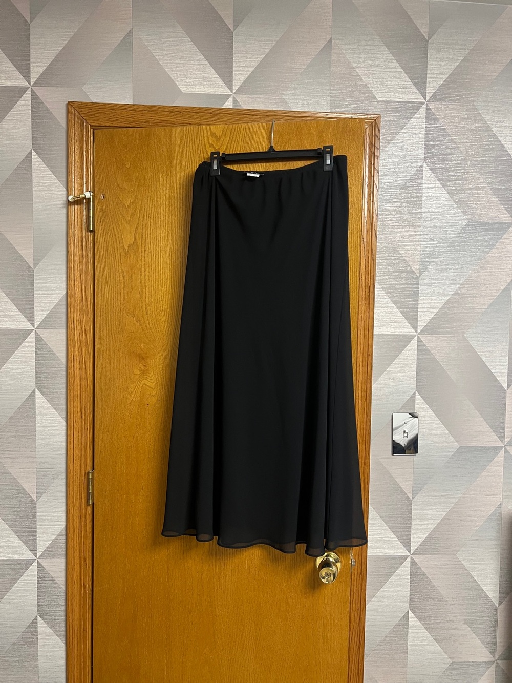MSK Black A-Line Maxi Skirt - Flowing Silhouette